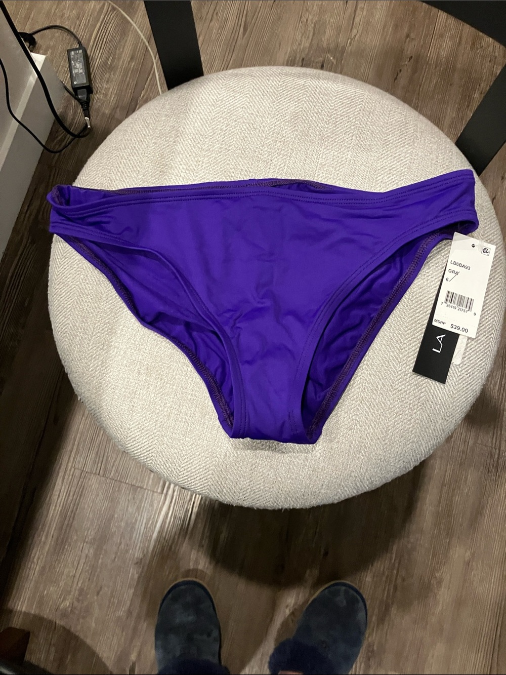 NWT La Blanca Purple Women's Bikini Bottom